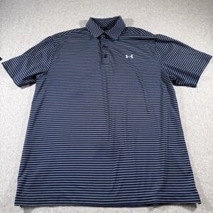 Under Armour Men's Shirt Navy Blue Loose XL